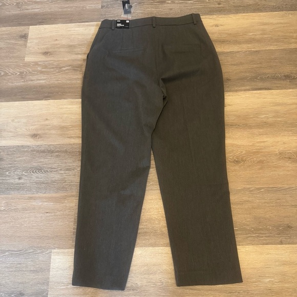 Express Editor 12R Straight Super High Rise Gray Dress Pants Trousers NWT - Picture 6 of 11